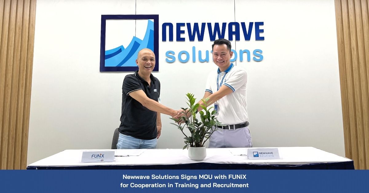 Newwave Solutions Signs MOU with FUNiX for Cooperation in Training and Recruitment